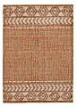 Linon Aria Area Rug, 8' x 10', Verica Copper/Cream