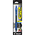 Pilot G2 Retractable Gel Ink Rollerball Pens - Fine Pen Point - 0.7 mm Pen Point Size - Refillable - Retractable - Blue Gel-based Ink - Translucent Barrel - 1 Each