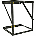 Eaton Tripp Lite Series SmartRack 12U Heavy-Duty Flat-Pack Low-Profile Switch-Depth Wall-Mount 2-Post Open Frame Rack, Steel 1 thumbnail image