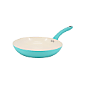 Martha Stewart Everyday Rexford Aluminum Ceramic Nonstick Frying Pan, 8”, Teal 1 thumbnail image