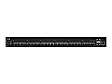 Cisco 550X Series SG550XG-24F - Switch - L3 - managed - 22 x 10 Gigabit SFP+ + 2 x combo 10GBase-T - desktop, rack-mountable