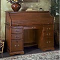 Cole Office Corvallis Roll-Top Desk, 44 1/2"H x 54"W x 24"D, Cordovan Cherry 1 thumbnail image