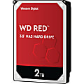 Western Digital® Red 2TB Internal Hard Drive For NAS, 64MB Cache, SATA/600, WD20EFRX
