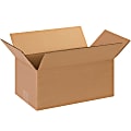 Partners Brand Long Corrugated Boxes, 12" x 5" x 5", Kraft, Pack Of 25 Boxes