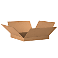 Partners Brand Corrugated Boxes, Flat, 2"H x 20"W x 20"D, Kraft, Pack Of 20 1 thumbnail image