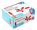 Office Depot® Brand Eraser Caps, Red, Box Of 144