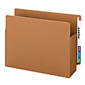 Smead® TUFF® End-Tab File Pockets, 5 1/4" Expansion, Letter Size, 30% Recycled, Redrope, Box Of 10 1 thumbnail image