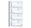 Rediform Memo Style Phone Message Book, 2 Part, Book Of 400 Messages, Blue