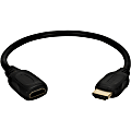 QVS 0.5ft High Speed HDMI UltraHD 4K with Ethernet Flex Extension Cable 1 thumbnail image