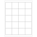 Office Depot® Brand Weather-Resistant Laser Labels, Rectangle, LL257WR, Square, 2" x 2", White, Case Of 2,000 1 thumbnail image