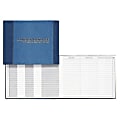 Wilson Jones® Journal Of Notorial Acts, 8 5/8" x 11 1/8", Blue 1 thumbnail image