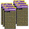 Trend superShapes Stickers, Gold Foil Stars, 400 Stickers Per Pack, Set Of 6 Packs