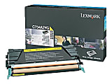 Lexmark™ C734A2YG Yellow Return Program Toner Cartridge 1 thumbnail image
