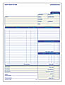 Adams® Carbonless Contractor's Invoices, 2-Part, 100 Sets