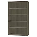 Mayline® Medina 68"H 5-Shelf Bookcase, Gray Steel 1 thumbnail image