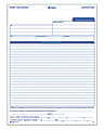 Adams® Carbonless Contractor's Invoices, 3-Part, 100 Sets