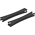Safco Rumba Tables T-Leg Caps - 3.3" Width x 1" Depth x 2" Height - Plastic - Black