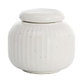 Studio 3B Mio Round Stoneware Sugar Bowl With Lid, 12 Oz, Sea Salt 1 thumbnail image