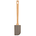 Martha Stewart Beech Wood Silicone Spatula, Gray