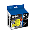 Epson® 127 DuraBrite® Black Extra-High-Yield Ink Cartridges, Pack Of 2, T127120-D2 1 thumbnail image