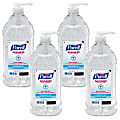 Purell® Economy Size Pump Hand Sanitizer, 67.6 Oz, Fragrance-Free, Carton Of 4 1 thumbnail image
