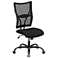 Flash Furniture HERCULES Ergonomic Mesh High-Back Big And Tall Swivel Chair, Black