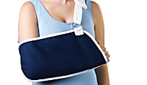 Medline Deep Pocket Arm Sling, Large, Dark Blue 1 thumbnail image