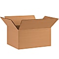 Partners Brand Double-Wall Corrugated Boxes, 12" x 9" x 6", Kraft, Pack Of 15 Boxes