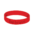 The Master Teacher® Be Collection Wristband, Brave, Red