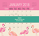 Orange Circle Studio™ Monthly Magnetic Calendar Pad, 8 1/2" x 9 5/8", Potpourri, January to December 2018
