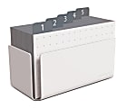 Oxford® at Hand Note Card Organizer, Charcoal