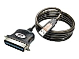 Tripp Lite 10ft USB to Parallel Printer Cable USB-A to Centronics 36-M/M 10' - Parallel adapter - USB - IEEE 1284 - black