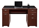 Realspace® Magellan 59"W Manager's Desk, Classic Cherry