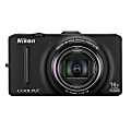 Nikon® Coolpix® S9300 16.0-Megapixel Digital Camera, Black
