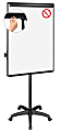MasterVision® Easy Clean™ Mobile Non-Magnetic Dry-Erase Whiteboard Easel, 32" x 41", Aluminum Frame With Silver Finish