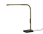 Adesso Cullen LED Desk Lamp With Smart Switch, 24”H, Antique Brass 1 thumbnail image
