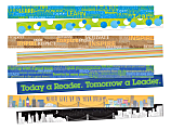 Barker Creek Double-Sided Borders, 3" x 35", Inspirational, 12 Strips Per Pack, Set Of 4 Packs 1 thumbnail image