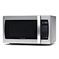 Farberware Professional 1.3 Cu Ft Countertop Microwave Oven, Stainless Steel/Black