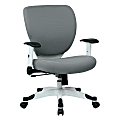 Office Star™ Space Seating Pulsar Ergonomic Mesh Mid-Back Manager's Chair, Dove Steel