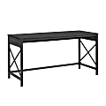 Sauder® Foundry Road 59"W Commercial Office Table Computer Desk, Carbon Oak 1 thumbnail image