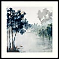 Amanti Art Soft Winter Light And Trees by Jacqueline Ellens Wood Framed Wall Art Print, 33”W x 33”H, Black 1 thumbnail image