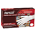 Protected Chef Latex General-Purpose Gloves - Medium Size - Unisex - For Right/Left Hand - Natural - Comfortable, Snug Fit - For Cleaning, Food Handling - 100 / Box - 3 mil Thickness