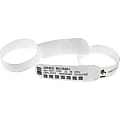 Zebra® Z-Band UltraSoft Wristband Cartridge Kit, 1" x 11", Rectangle, White, 175 Per Roll, Case Of 6 Rolls 1 thumbnail image