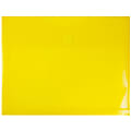 JAM Paper® Plastic Booklet Expansion Envelopes, Letter-Size, 9 3/4" x 13", Hook & Loop Closure, Dark Yellow, Pack Of 12 1 thumbnail image
