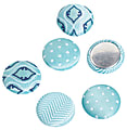 See Jane Work® Magnets, Fabric, Blue, Pack Of 6 1 thumbnail image