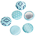 See Jane Work® Magnets, Fabric, Blue, Pack Of 6