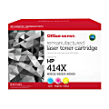 Office Depot® Brand Remanufactured High-Yield Cyan, Magenta, Yellow Toner Cartridge Replacement For HP 414X, W2021X, W2023X, W2022X, Pack of 3 1 thumbnail image