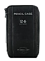 Global Art Canvas Pencil Case, 24-Pencil Capacity, Black 1 thumbnail image
