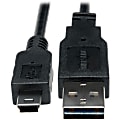 Eaton Tripp Lite Series Universal Reversible USB 2.0 Cable (Reversible A to 5Pin Mini B M/M), 6-in. (15.24 cm) - UR03006N 1 thumbnail image