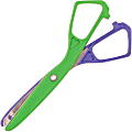 Westcott 5 1/2" Kids Safety Plastic Scissors - 5.5" Overall Length - Left/Right - Metal - Blunted Tip - Assorted - 1 Each